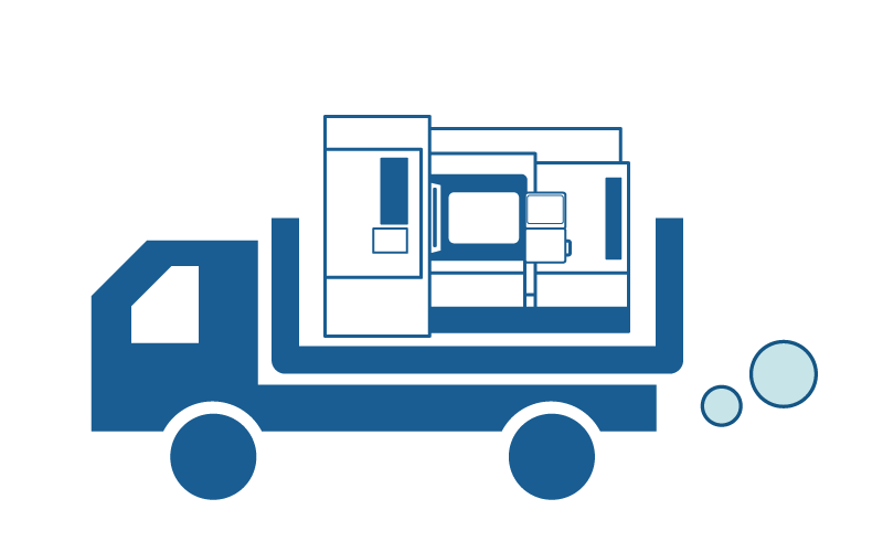工作機械のサブスクリプションについて|輸送・据付費込み